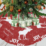 Chalkboard Crossed Arrow Moose Kerstmis Kerstboom Rok<br><div class="desc">Crossed Arrow Red Moose Kerstmis</div>