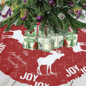 Chalkboard Crossed Arrow Moose Kerstmis Kerstboom Rok