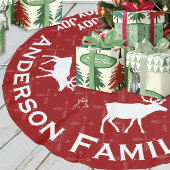 Chalkboard Crossed Arrow Reindekerst Kerstboom Rok