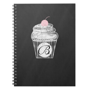 Chalkboard Cupcake Chalk Custom Notitieboek Journa