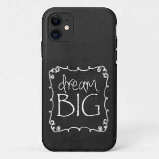 Chalkboard Design DREAM BIG Custom iPhone 5 S Hoes