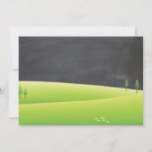 Chalkboard Dinosaur Birthday Invitation Dino Party Kaart (Achterkant)