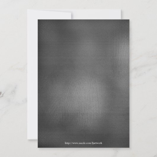 Chalkboard Dirt Bike Birthday Uitnodiging (Achterkant)