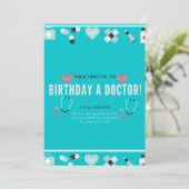 Chalkboard Doc... in Doctor Birthday Kaart (Staand voorkant)