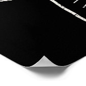 Chalkboard Doodles 50e Jubileum gepersonaliseerd Poster (Hoek)