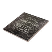 Chalkboard Dream Big Ceramic Tegel Tegeltje (Zijkant)