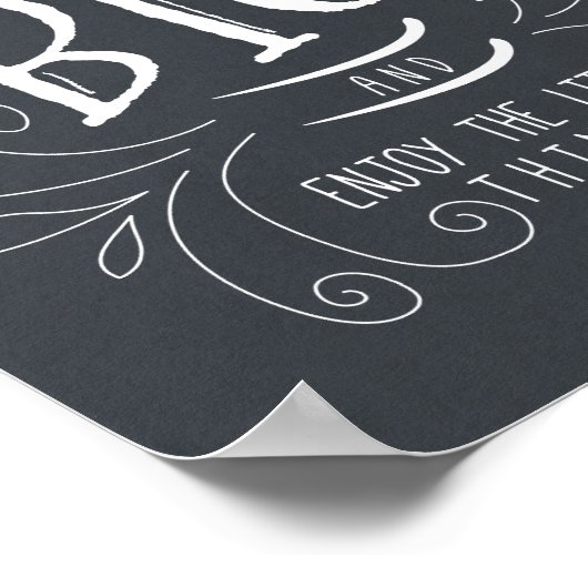 Chalkboard Dream Big Quote Art Print (Hoek)