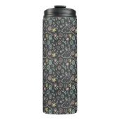 Chalkboard Easter Bunny Doodle Pattern Thermosbeker (Voorkant)