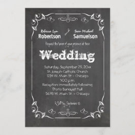 Chalkboard eet Drink en wordt huwelijkshuwelijk ui Kaart