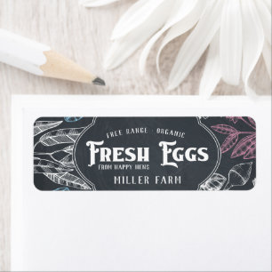 Chalkboard ⎢ Eierkartonlabel Etiket