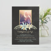 Chalkboard en aangepaste foto | Viering van het le Kaart (Staand voorkant)