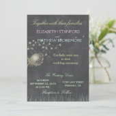 Chalkboard en Dandelion Kaart (Staand voorkant)