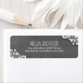 Chalkboard en kant rustieke schuur bruiloft etiket (Insitu)