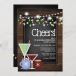 Chalkboard en kerstmangarnaal kaart<br><div class="desc">Thema's voor bonenkaarten en thema's voor kerstfeestjes</div>