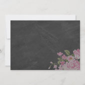  Chalkboard en Mason Jar Vrijgezellenfeest Invite Kaart (Achterkant)