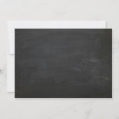 Chalkboard en uitnodiging voor weddenschappen (Achterkant)