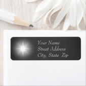 Chalkboard-etiket voor kerstretourzending etiket (Insitu)