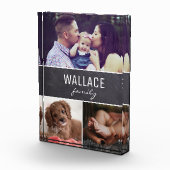 Chalkboard Familie foto collage Verticaal (Rechts)