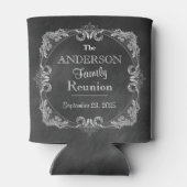 Chalkboard Familie reunion Typografie Blikjeskoeler (Achterkant)