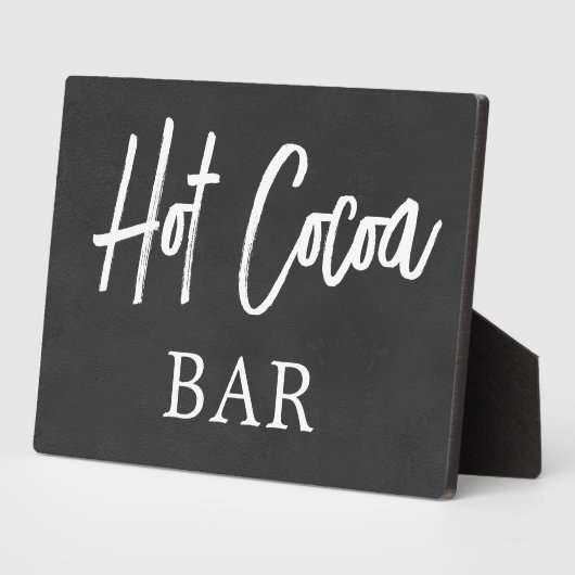 Chalkboard (faux) Wedding Favors sign Tabletop Fotoplaat (Zijkant)