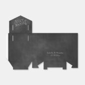 Chalkboard Favor Box Bedankdoosjes (Uitgevouwen)