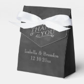 Chalkboard Favor Box Bedankdoosjes (Voorkant Zijde)