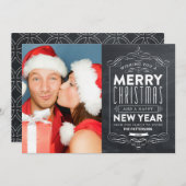 CHALKBOARD FEESTDAGEN | HOLIDAIRE FOTOKAART FEESTDAGENKAART (Voorkant / Achterkant)