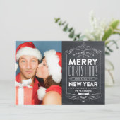 CHALKBOARD FEESTDAGEN | HOLIDAIRE FOTOKAART FEESTDAGENKAART (Staand voorkant)