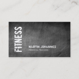 Chalkboard Fitness Personal Trainer Visitekaartje