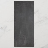 Chalkboard Floral Banner Menu (Achterkant)