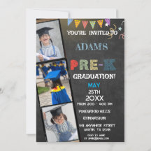 Chalkboard Foto voorschool Afstuderen