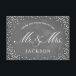 Chalkboard Future | Engagement Party - Hartelijk d Bedankkaart<br><div class="desc"></div>