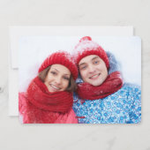 Chalkboard Future Mr. en Mrs. Kerstmis 2 Foto Feestdagenkaart (Achterkant)