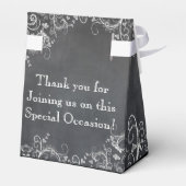 Chalkboard Gay Lesbisch Huwelijksceremonie Favoren Bedankdoosjes (Achterkant)