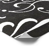 Chalkboard gelukkig ooit na het Poster van de brui (Hoek)