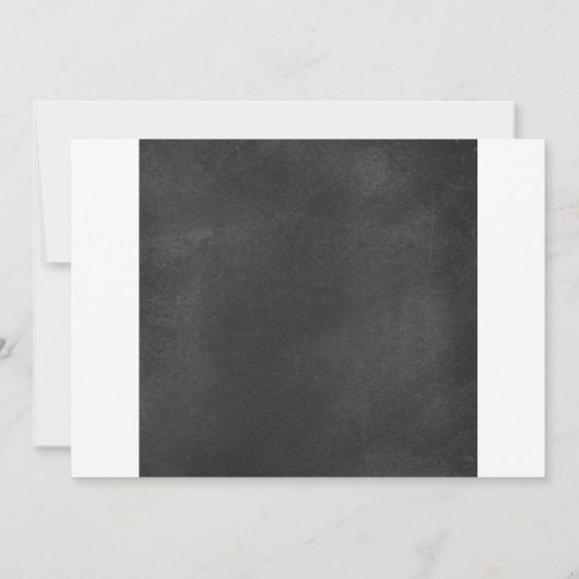 Chalkboard Gender onthulling Baby shower Invitatio Kaart (Achterkant)