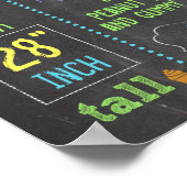 Chalkboard gepersonaliseerde boycot poster (Hoek)