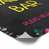 Chalkboard Girls Taco Tweeëntwintigste verjaardag Poster (Hoek)