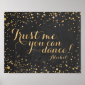 Chalkboard glitterGeloof me dat je kunt dansen - A Poster (Voorkant)