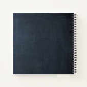 Chalkboard Gold Bar Mitzvah Gastenboek Notitieboek (Achterkant)