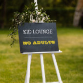Chalkboard Gold Event Sign. Poster
