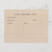 Chalkboard Gold Script Floral Vrijgezellenfeest Re Uitnodiging Briefkaart (Achterkant)