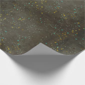 Chalkboard Gold Silver Stars Constellation Sky Cadeaupapier (Hoek)