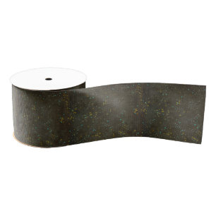 Chalkboard Gold Silver Stars Constellation Sky Grosgrain Lint