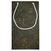 Chalkboard Gold Silver Stars Constellation Sky Klein Cadeauzakje (Achterkant)