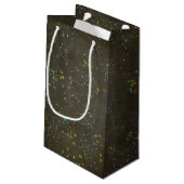 Chalkboard Gold Silver Stars Constellation Sky Klein Cadeauzakje (Achterkant Gekanteld)