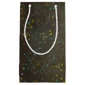Chalkboard Gold Silver Stars Constellation Sky Klein Cadeauzakje (Voorkant)