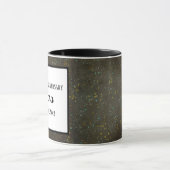 Chalkboard Gold Silver Stars Constellation Sky Mok (Midden)