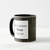Chalkboard Gold Silver Stars Constellation Sky Mok (Voorkant links)