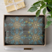 Chalkboard Gold Silver Stars Constellation Sky Tissuepapier (Geschenk)